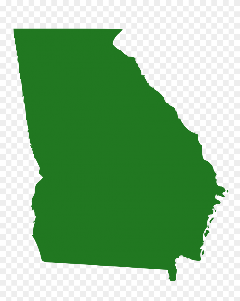 2000x2551 Штат Джорджия - Контур Джорджии Png