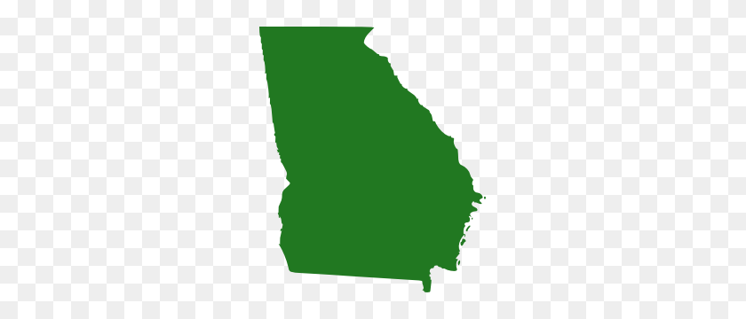255x300 State Of Georgia Map Clip Art Free Vector - Property Of Clipart