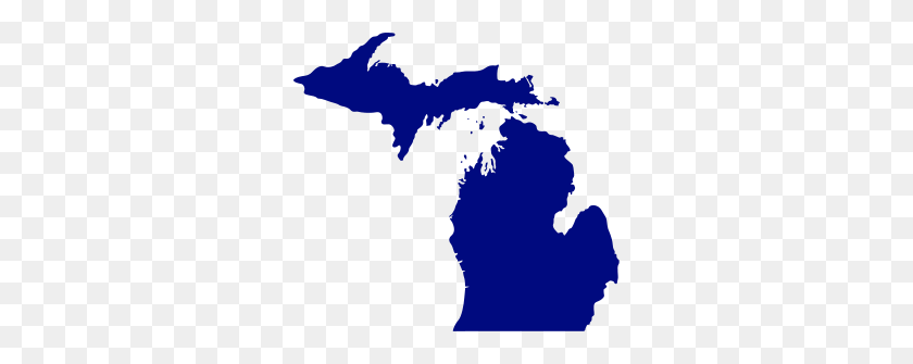 300x275 State Of Michigan Png Clip Arts For Web - State Of Ohio Clipart