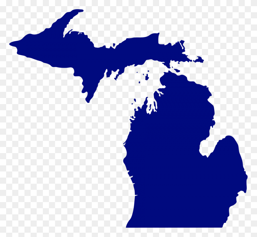 900x824 State Of Michigan Png Clip Arts For Web - Michigan PNG