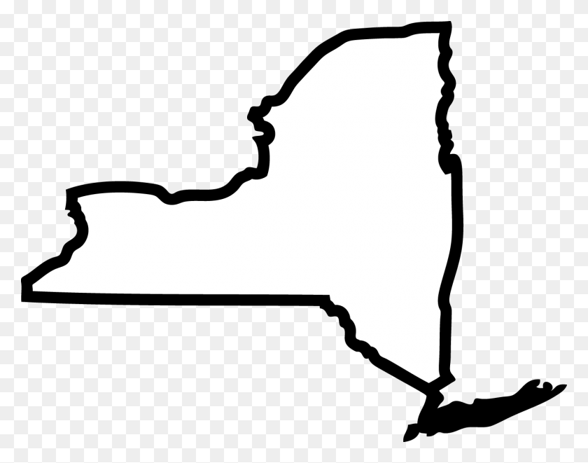 1350x1041 State Of New York Clipart - Colony Clipart