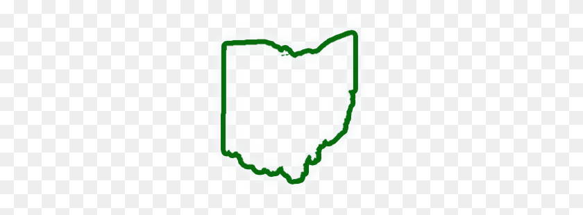 300x250 State Of Ohio Clipart - State Outlines Clip Art