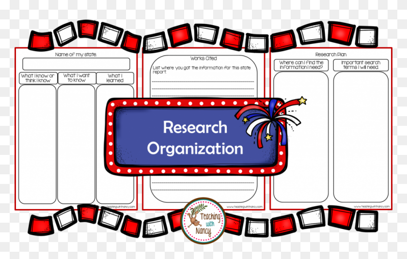 1024x624 State Research Archives Teaching With Nancy - Works Cited Clipart