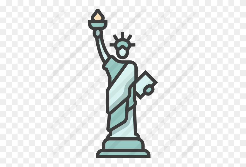 512x512 Statue Of Liberty - Statue Of Liberty Clipart