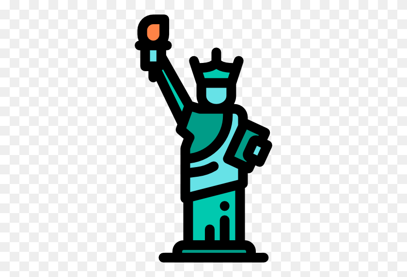 512x512 Estatua De La Libertad - Estatua De La Libertad Clipart
