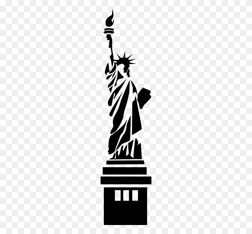 360x720 Statue Of Liberty Clipart Transparent Png - Sculpture Clipart