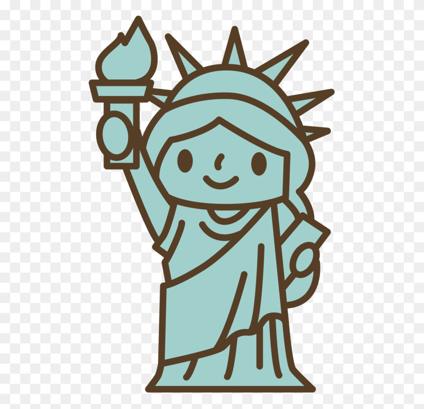 495x750 Statue Of Liberty Coloring Book - Statue Of Liberty Clipart Free