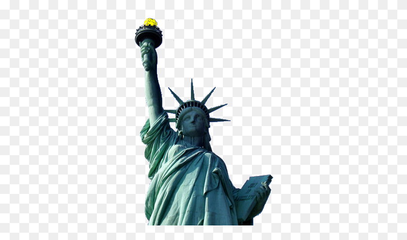 297x435 Statue Of Liberty Png Transparent Images - Sculpture PNG
