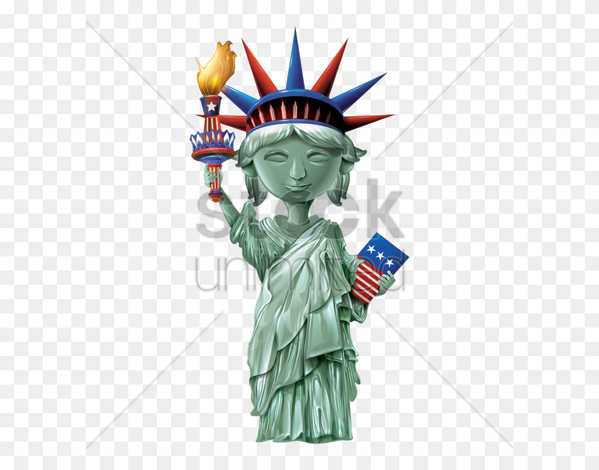 600x600 Estatua De La Libertad De Imagen Vectorial - Estatua De La Libertad Png