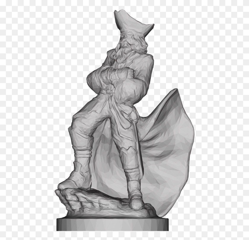 472x749 Statue Sculpture Drawing Low Poly Art - Sculpture PNG