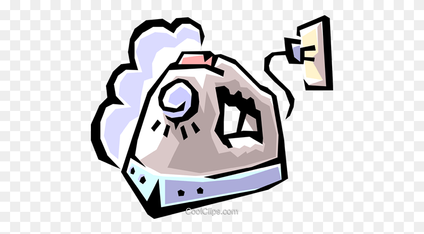 480x404 Steam Irons Royalty Free Vector Clip Art Illustration - Steam Clipart
