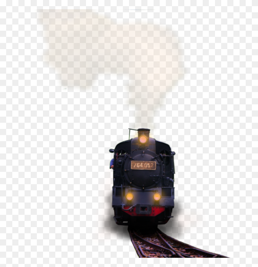 800x831 Steam Train - Train Tracks PNG