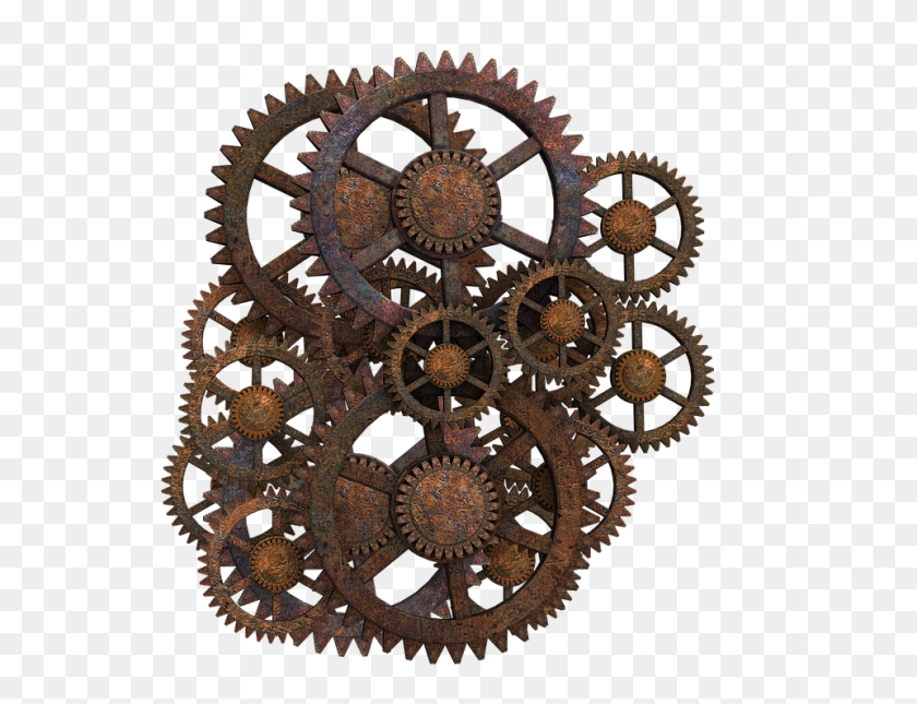 960x720 Steampunk Gear Png Clipart - Steampunk PNG
