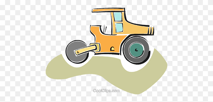 480x342 Steamroller Royalty Free Vector Clip Art Illustration - Steamroller Clipart