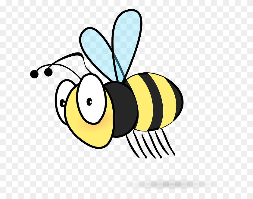 640x600 Steemit - Bee Clipart PNG