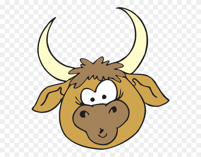 576x599 Steer Head Cliparts - Bull Skull Clipart