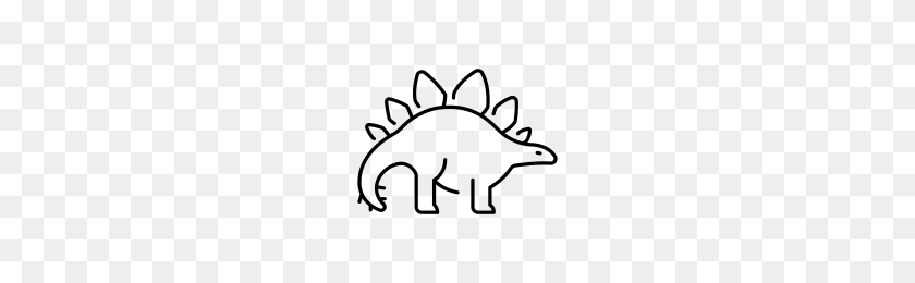 200x200 Stegosaurus Icons Noun Project - Stegosaurus PNG