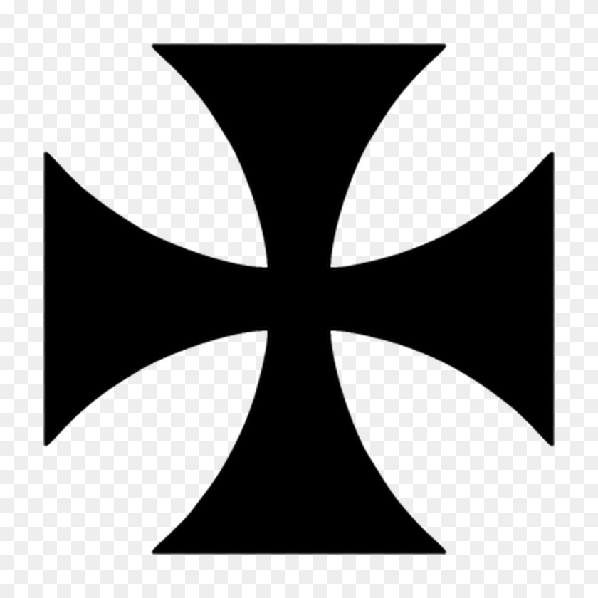 800x800 Трафарет Мальтийский Крест Ii - Мальтийский Крест Png