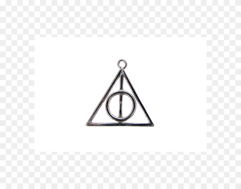 600x600 Sterling Silver ''deathly Hallows'' Symbol Pendant - Deathly Hallows PNG