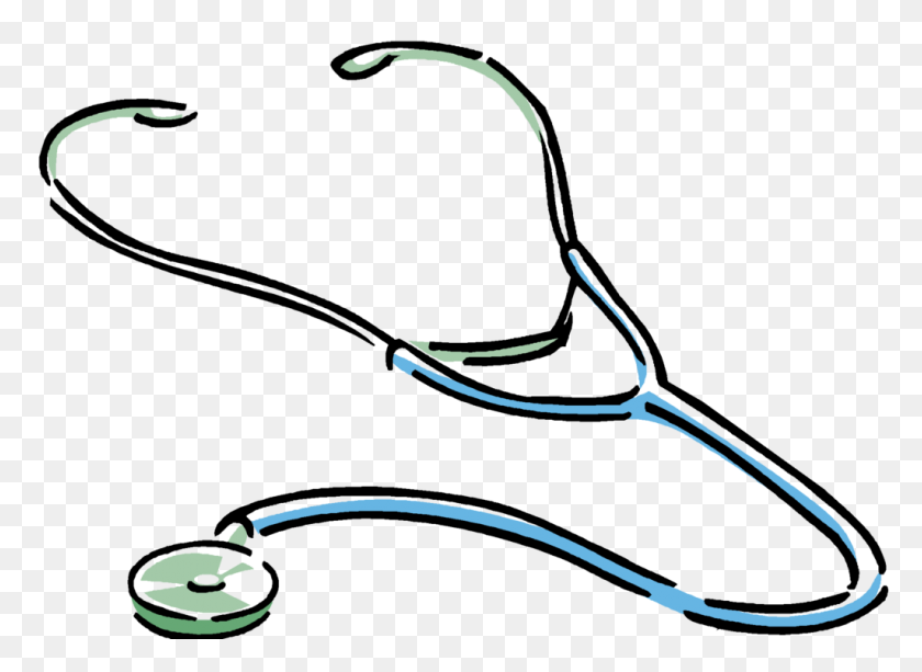 1024x727 Stethoscope Clip Art - Medical Clipart