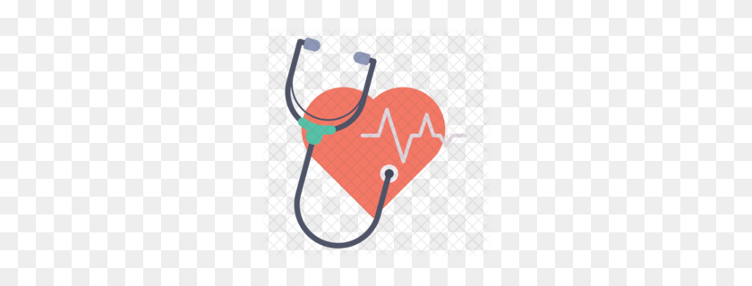260x260 Stethoscope Clipart - Arrow Heart Clipart