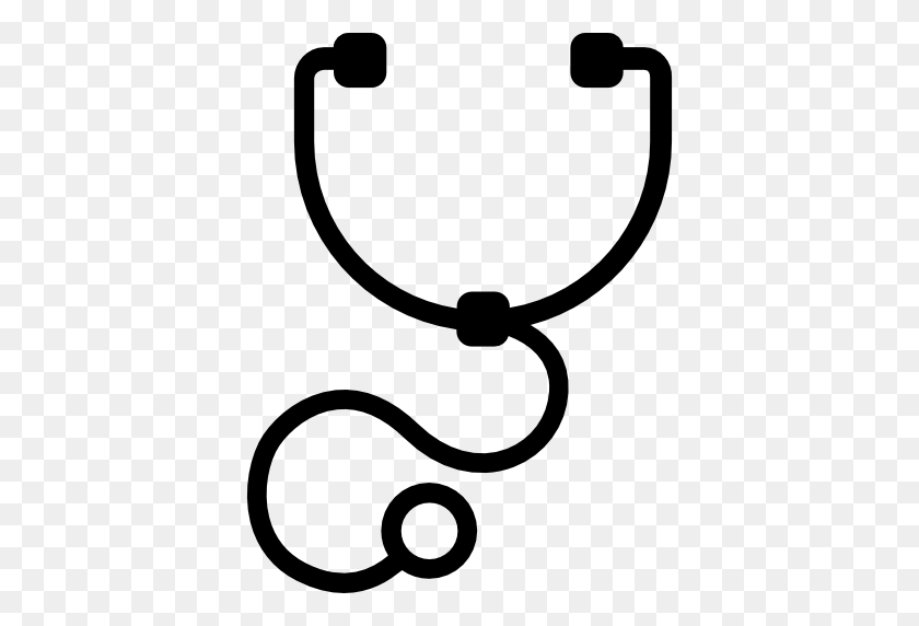 512x512 Stethoscope Icon - Stethoscope Clipart Black And White