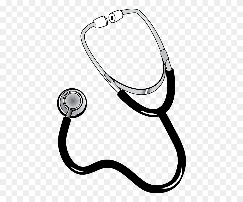 446x640 Stethoscope Medical Mystery Tour Clip Art, Medical - Mystery Clipart