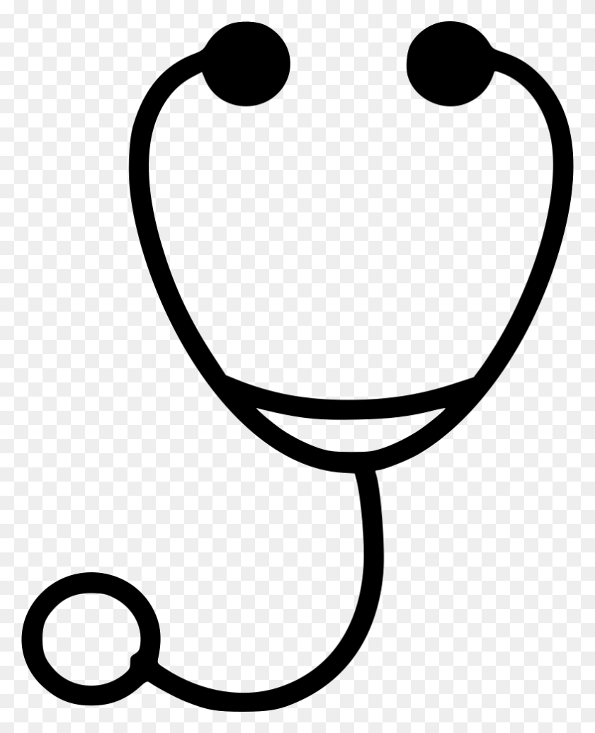 784x980 Stethoscope Png Icon Free Download - Stethoscope Pictures Free Clip Art