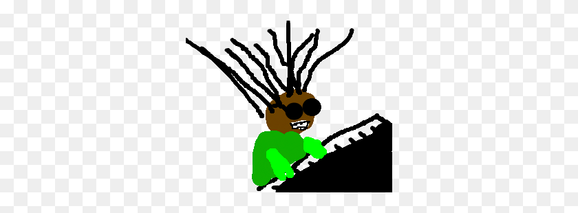 300x250 Stevie Wonder With Bad Hair Day Drawing - Bad Hair Day Clipart