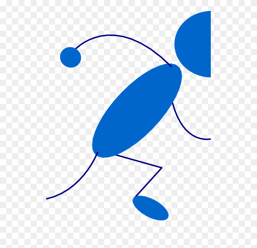 538x750 Stick Figure Drawing Running Animated Film Cartoon - Running Water Clipart