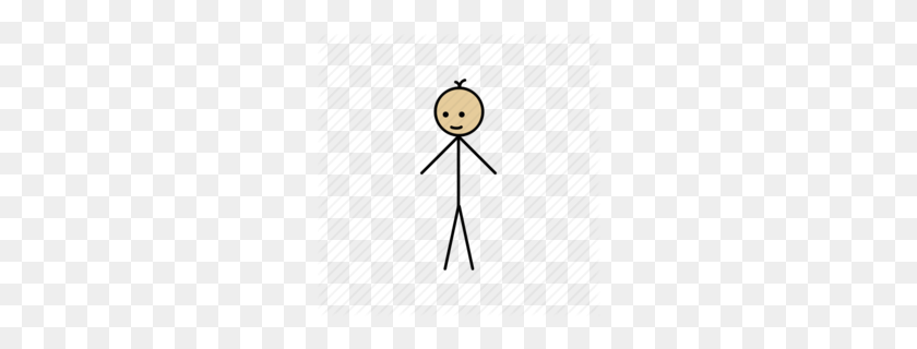 260x260 Stick Man Clip Art Clipart - Person Pointing Clipart
