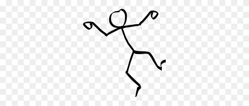 279x298 Stick Man Falling Png, Clipart For Web - Thinking Man Clipart