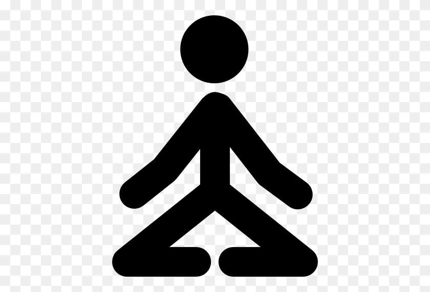 512x512 Stick Man In Yoga Position - Stick Man PNG