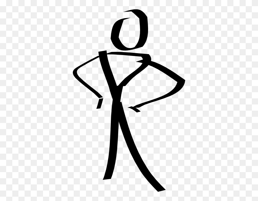 366x594 Stick Man Soldier Clipart - Soldier Clipart Black And White