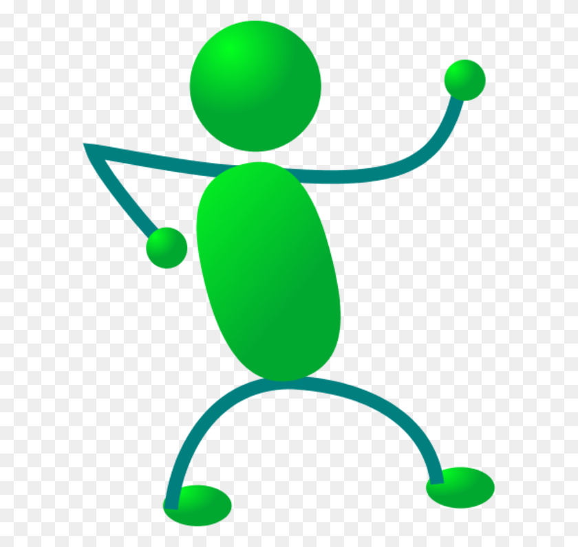 600x736 Stick People Dancing Clipart Group With Items - Stick People Clip Art
