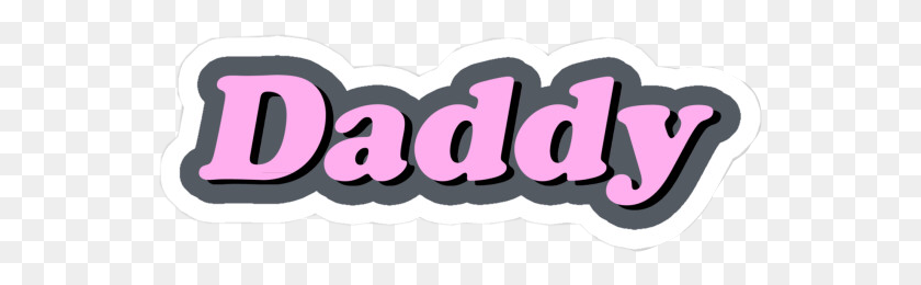 550x200 Sticker Aesthetic Aesthetics Daddy Stickers Freetoedit - Daddy PNG