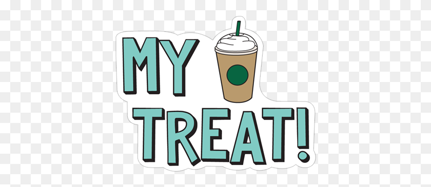 392x305 Sticker From Collection - Starbucks Clipart