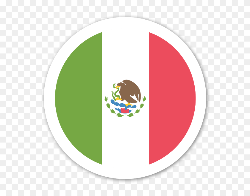 600x600 Stickerapp - Bandera De Mexico Png