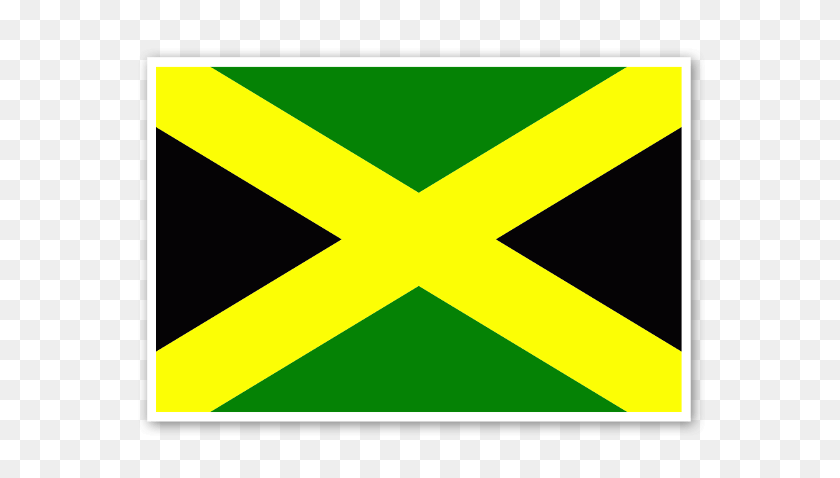 600x418 Stickerapp - Флаг Ямайки Png