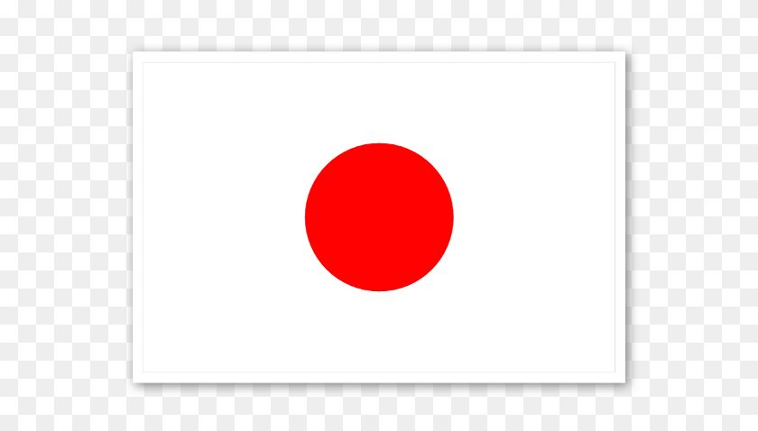 600x418 Stickerapp - Japan Flag PNG