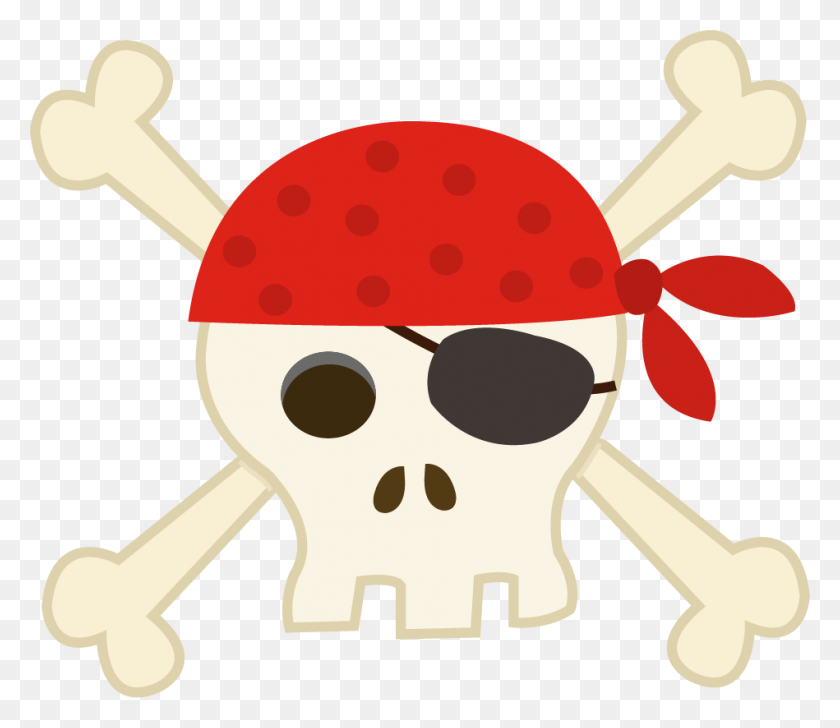 949x813 Stickerpop Pirate Man - Calavera Pirata Clipart