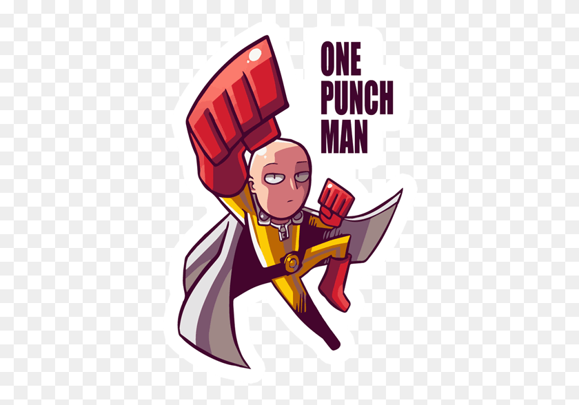 528x528 Pegatinas - One Punch Man Png