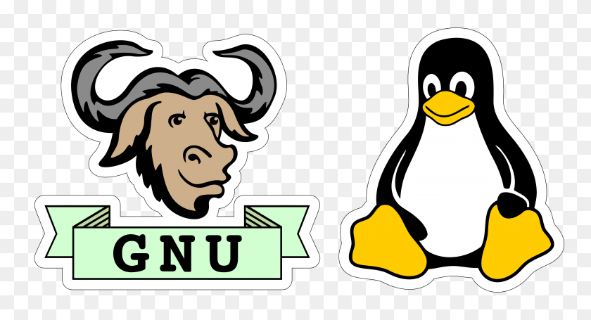 4222x2140 Stickers Gnulinux Weasyl - Tumblr Stickers PNG