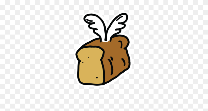390x390 Stickers The Fat Flying Bread Brand - Fat PNG