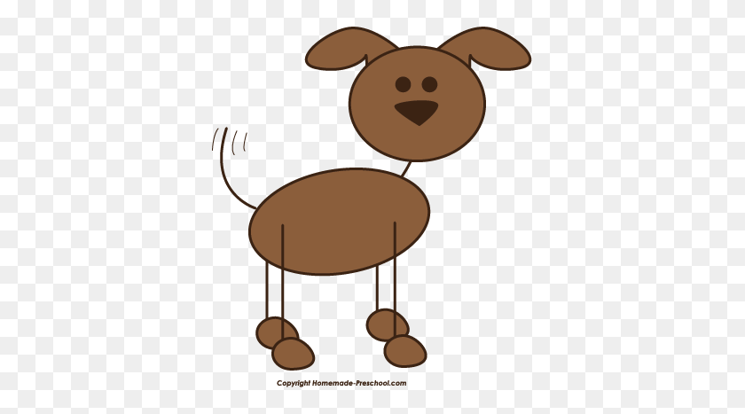 361x407 Stickfigure Dog Clipart, Descarga Gratuita De Imágenes Prediseñadas - Brown Dog Clipart