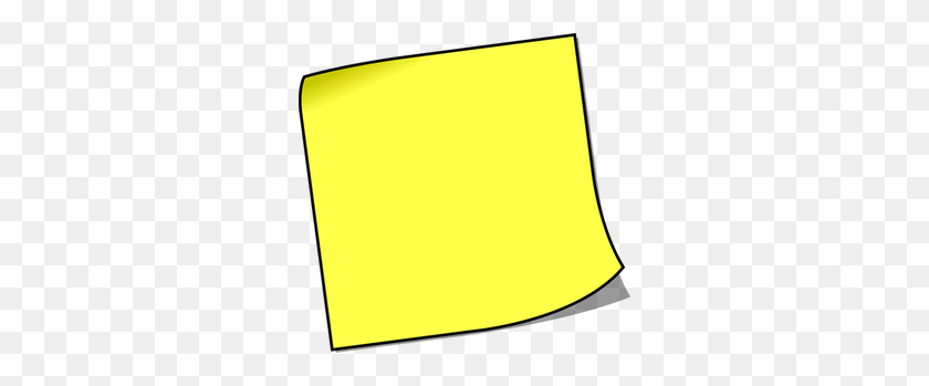 300x289 Sticky Note Clip Art Free - Just A Reminder Clipart