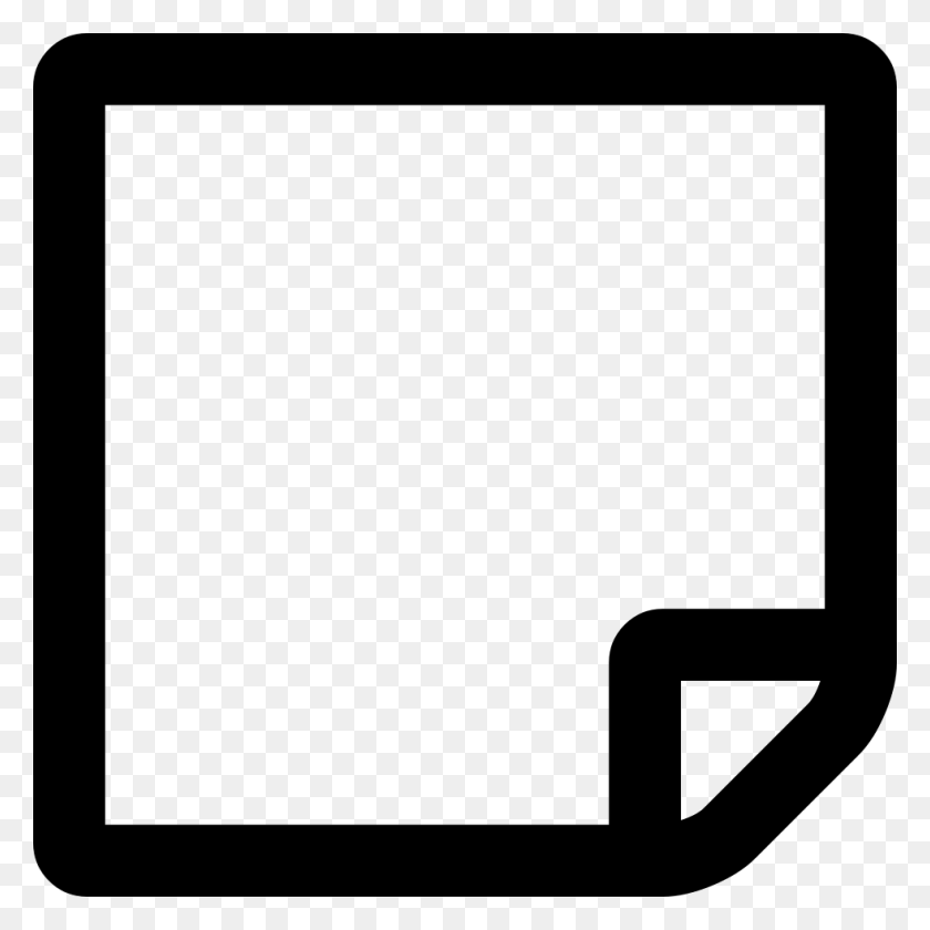 980x980 Sticky Note O Png Icon Free Download - Sticky Note PNG