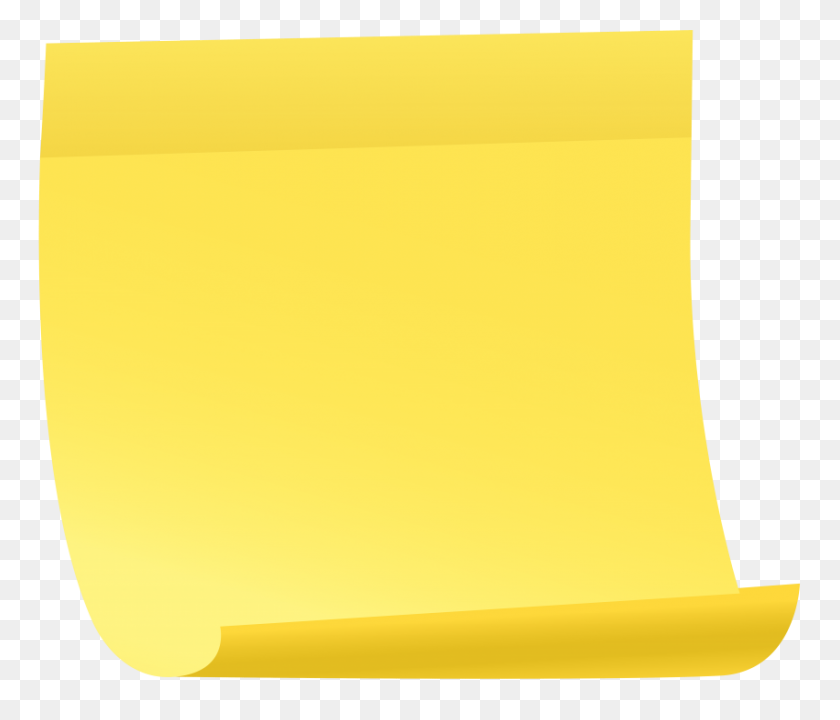 850x720 Sticky Note Png - Note PNG