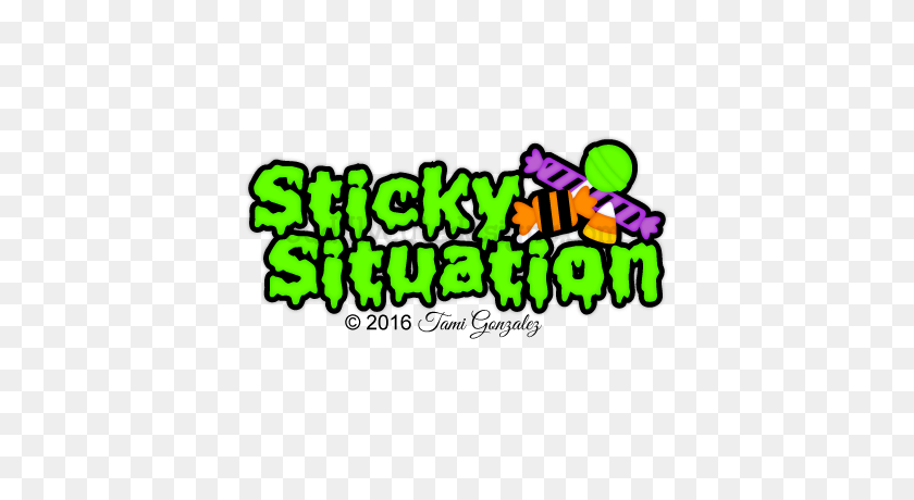 400x400 Sticky Situation Title Cuddly Cute Designs - Situation Clipart