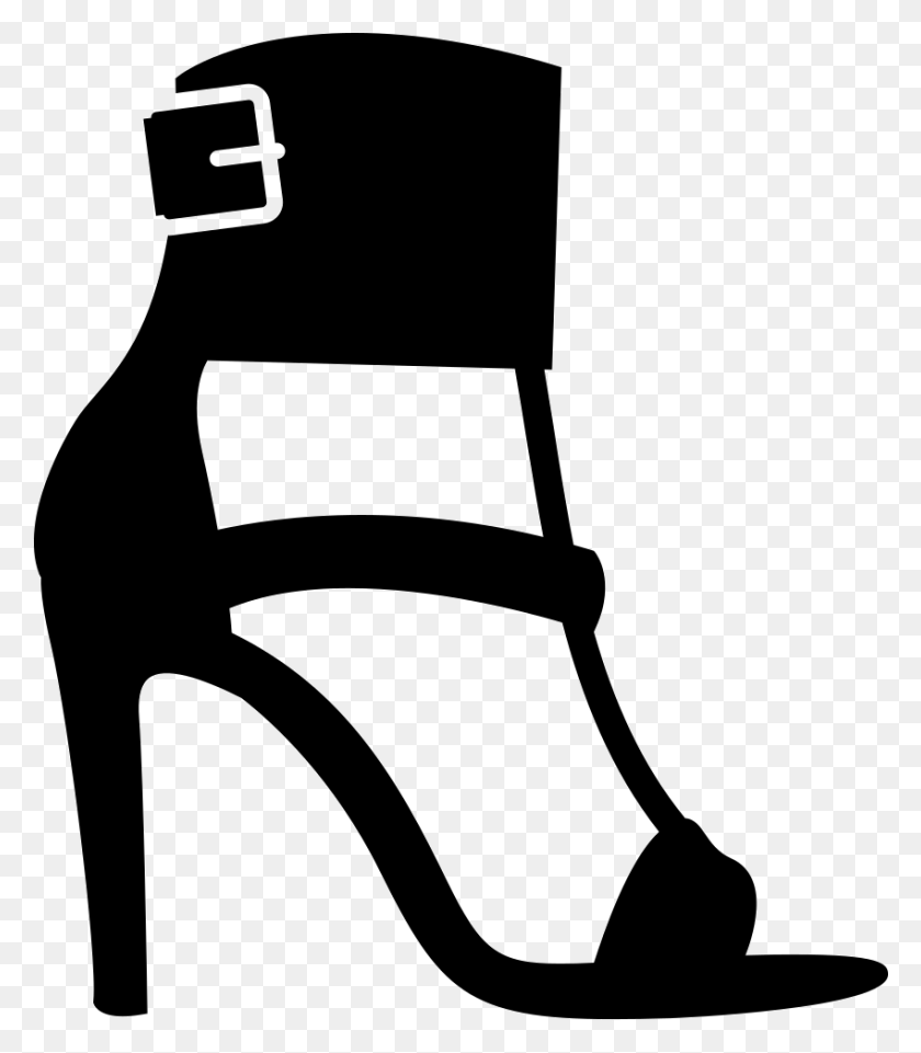 849x981 Stiletto Heels Clip Art - Stiletto Clipart